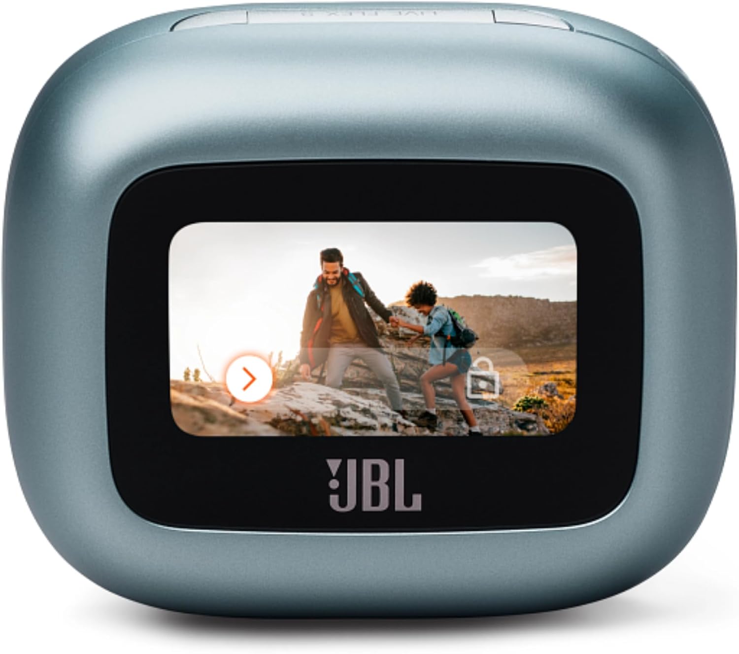 سماعات Live Flex 3 True لاسلكية مع شاشة من JBL | أزرق سماعات Live Flex 3 True لاسلكية مع شاشة من JBL | أزرق